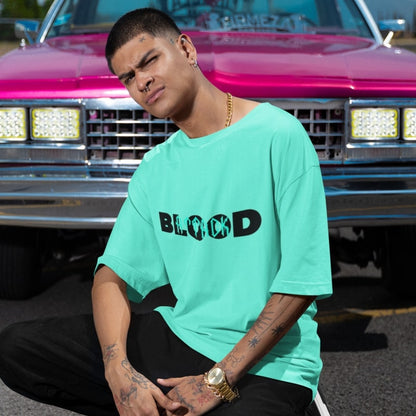 Blood Attack - Demon Slayer Back Print Oversized T-Shirt