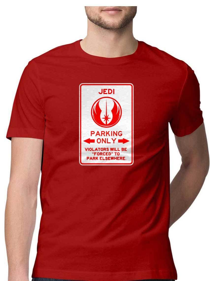 Star Wars Jedi Parking Casual Tshirt For Men - Insane Tees