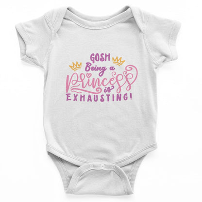 thelegalgang,Being a princess is exhausting  Rompers for Babies,.