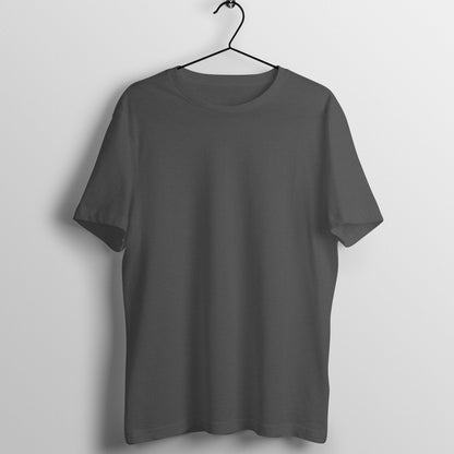 Charcoal Grey Half Sleeve T-Shirt - Insane Tees