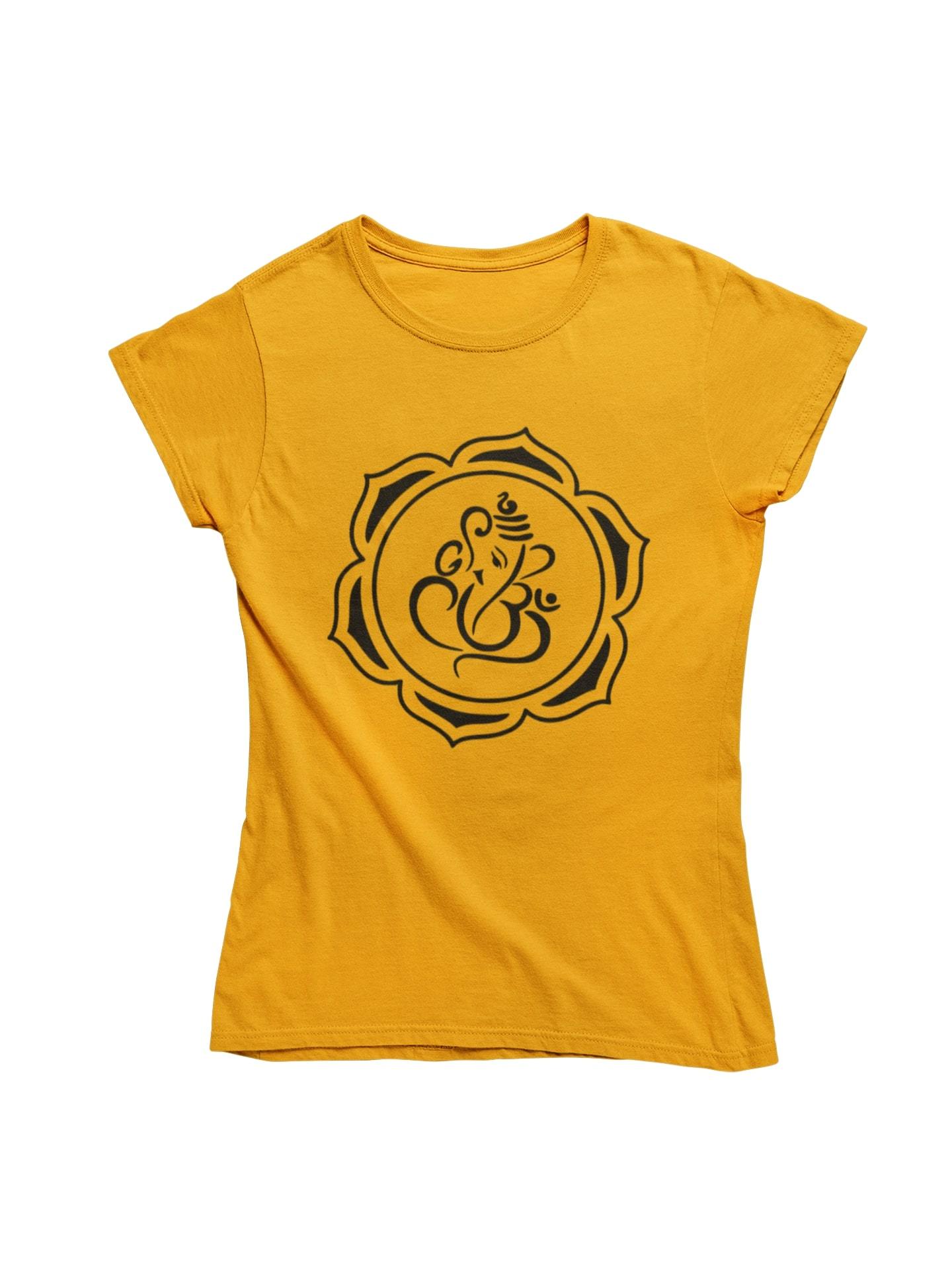 thelegalgang,Ganesha Drawing Art T-Shirt,WOMEN.