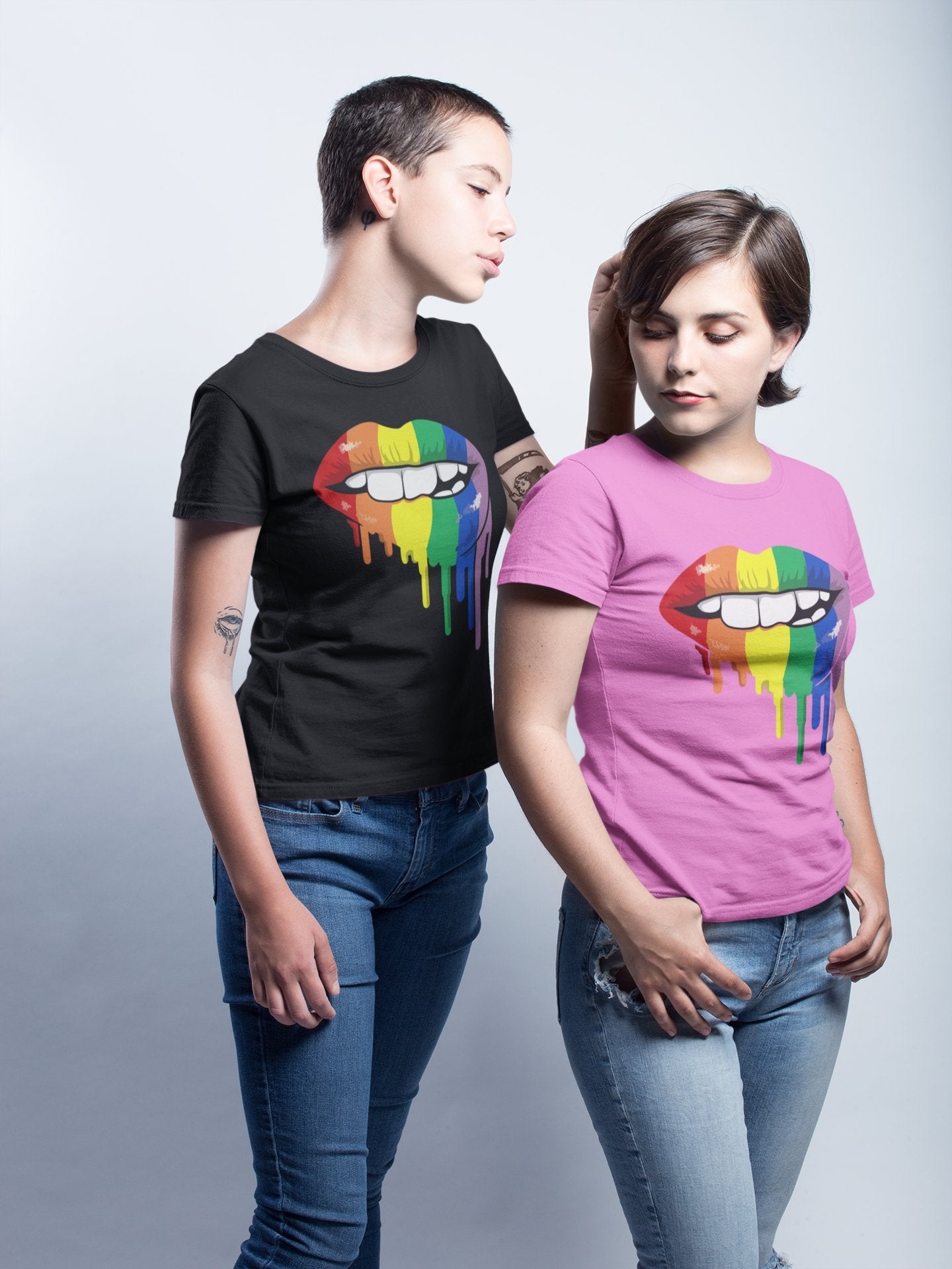 thelegalgang,LGBT lips T shirt for Women,WOMEN.