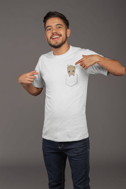 Guardian's of the Galaxy - Groot in a Pocket Tee - Insane Tees