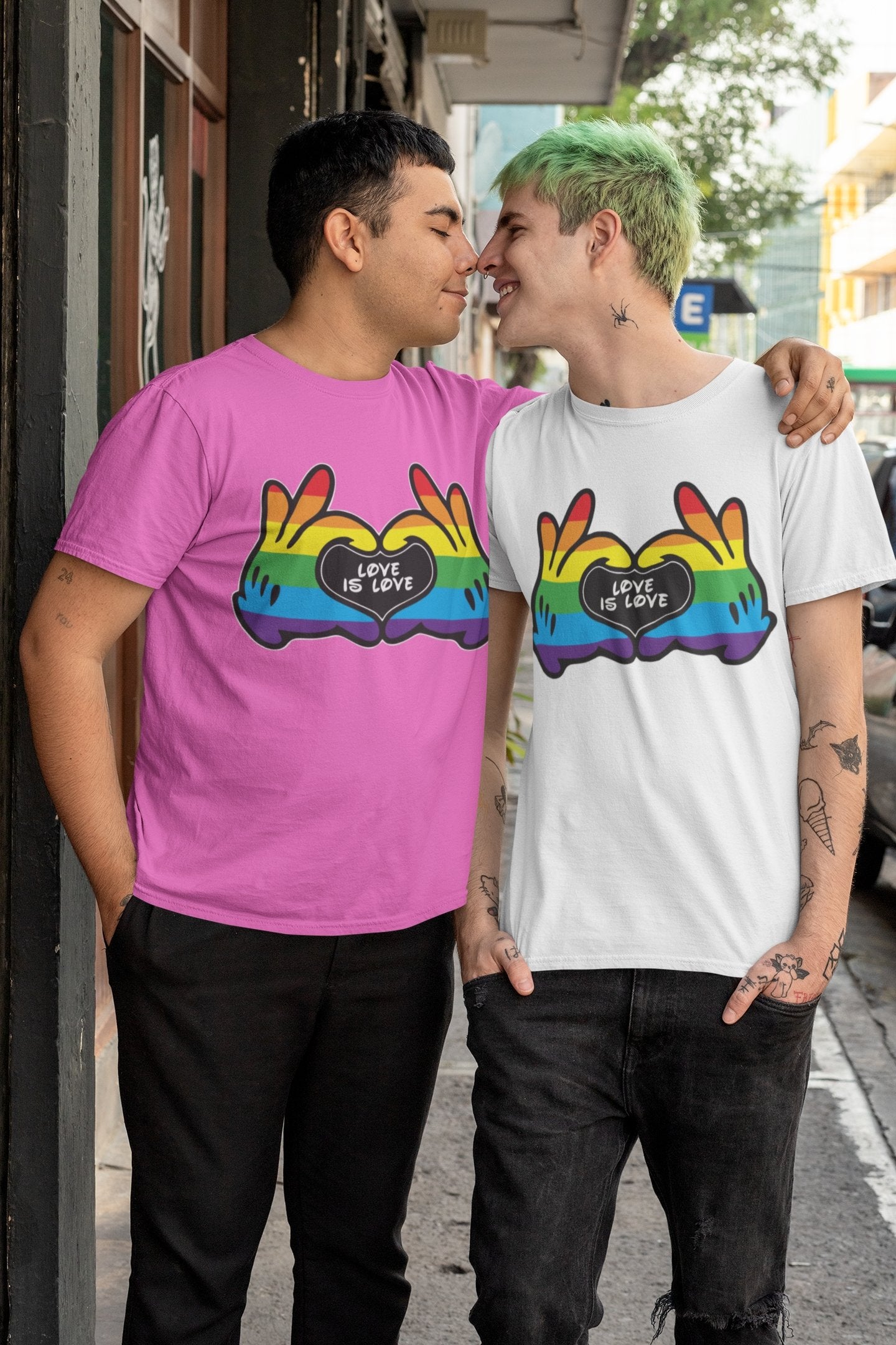thelegalgang,Gay Pride LGBT couple love t shirt,MEN.