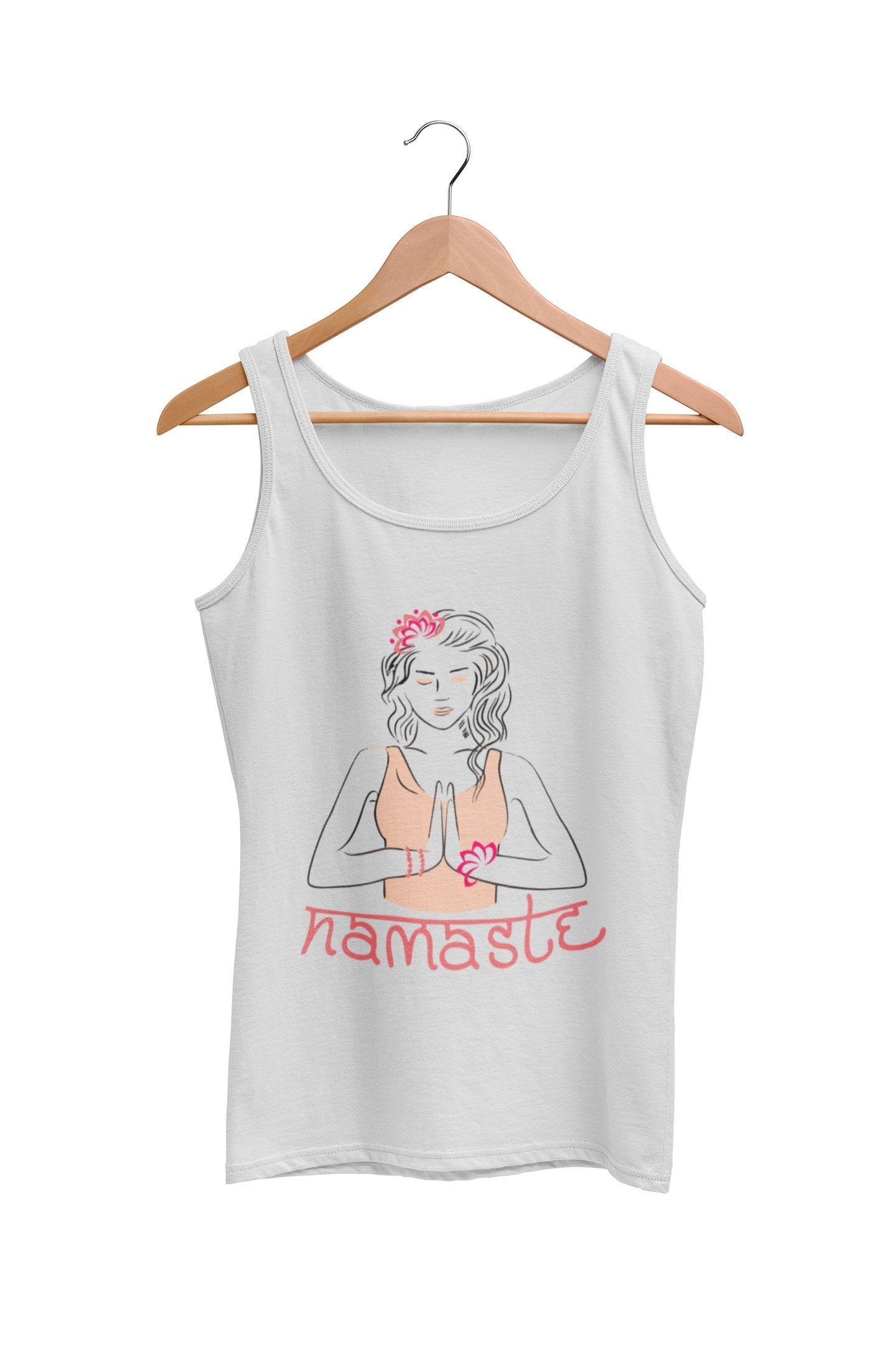 thelegalgang,Namaste Indian Design Tank Top,TANK TOP.