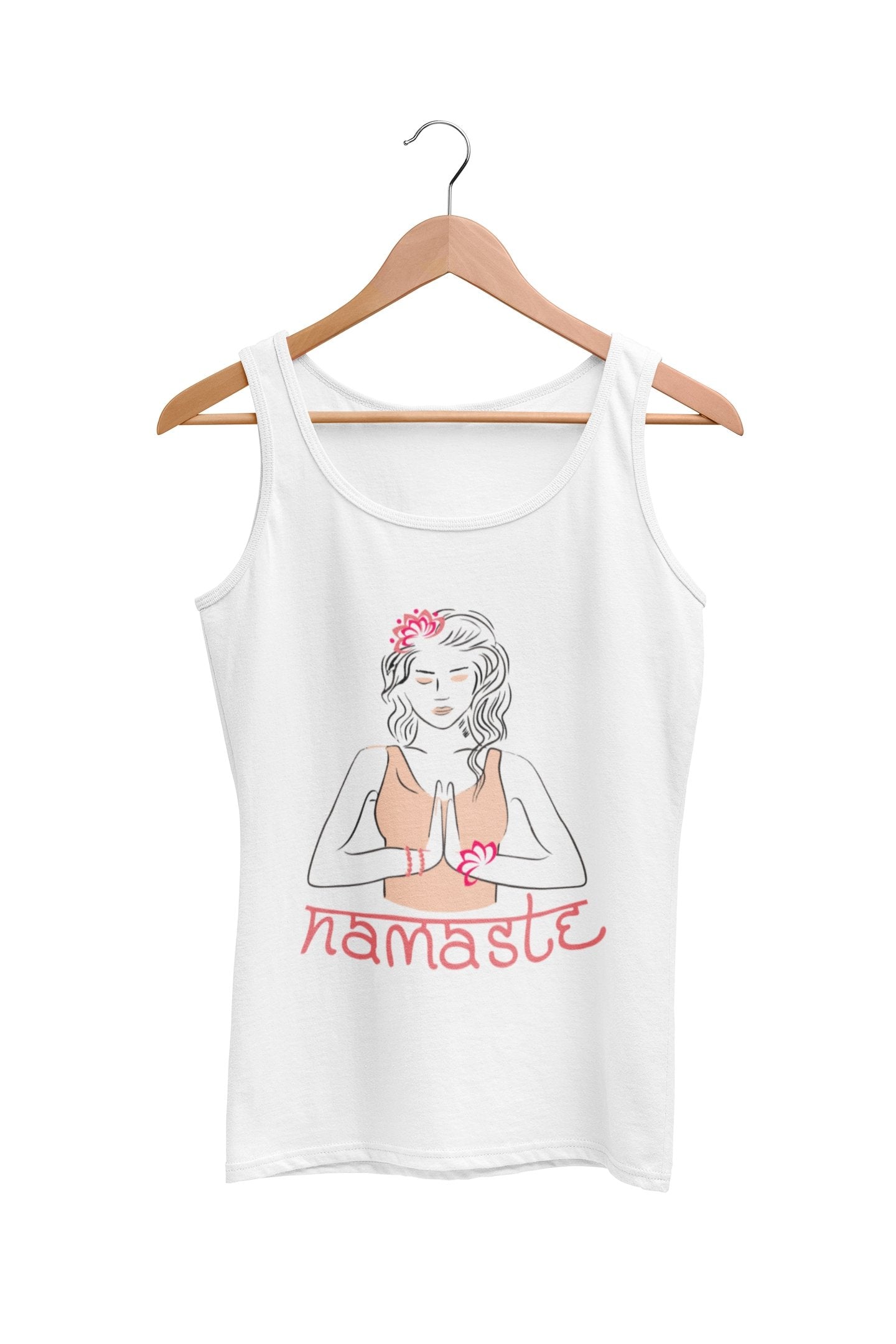 thelegalgang,Namaste Indian Design Tank Top,TANK TOP.