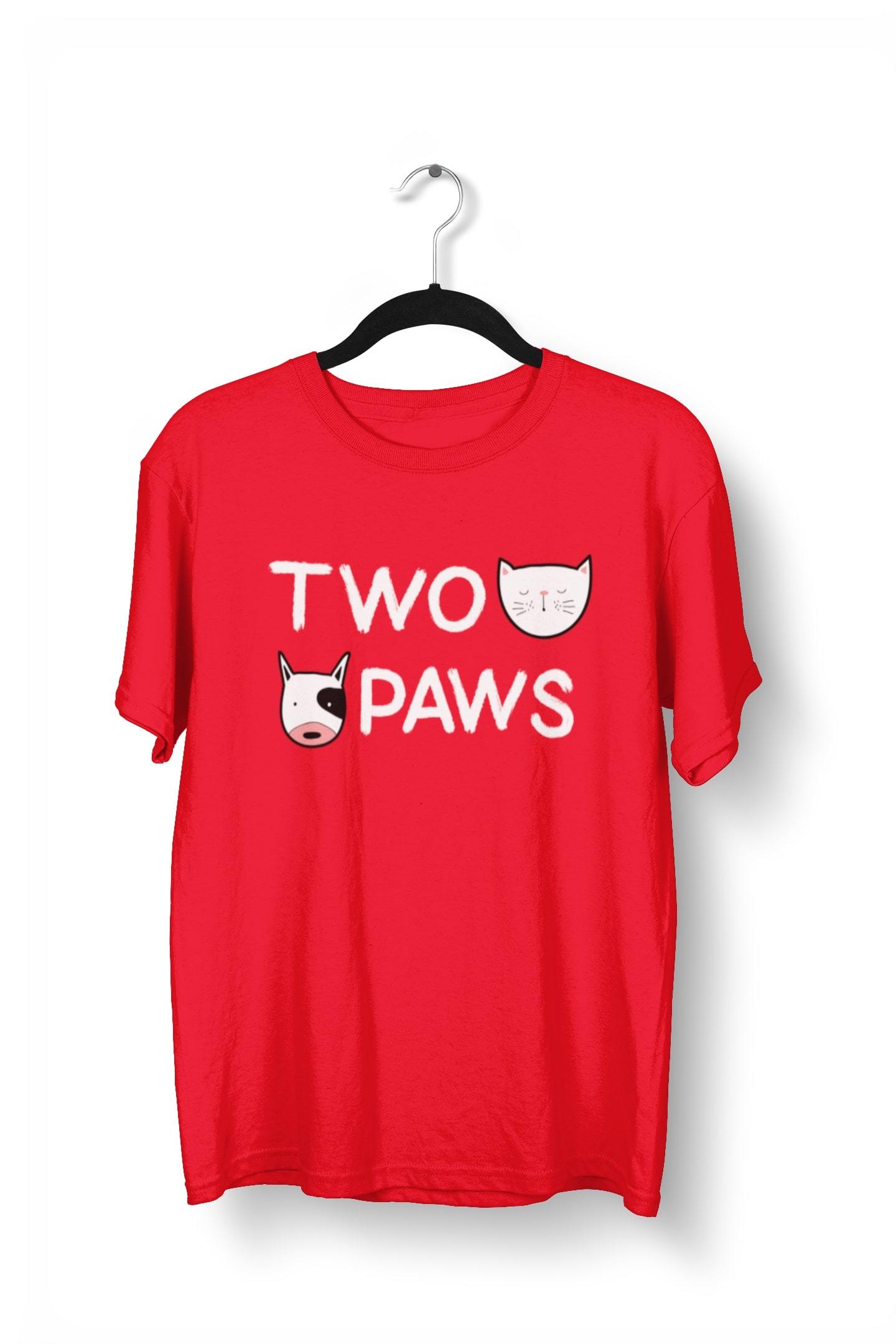 Two Paws Printed T-Shirt